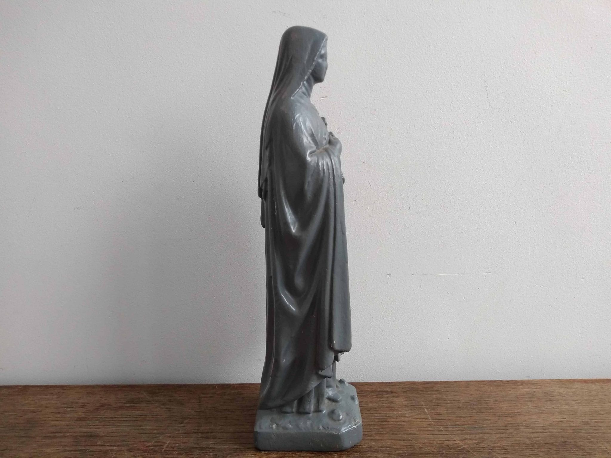 Vintage French Plaster Saint Therese Nun Catholic Religious Figurine ...