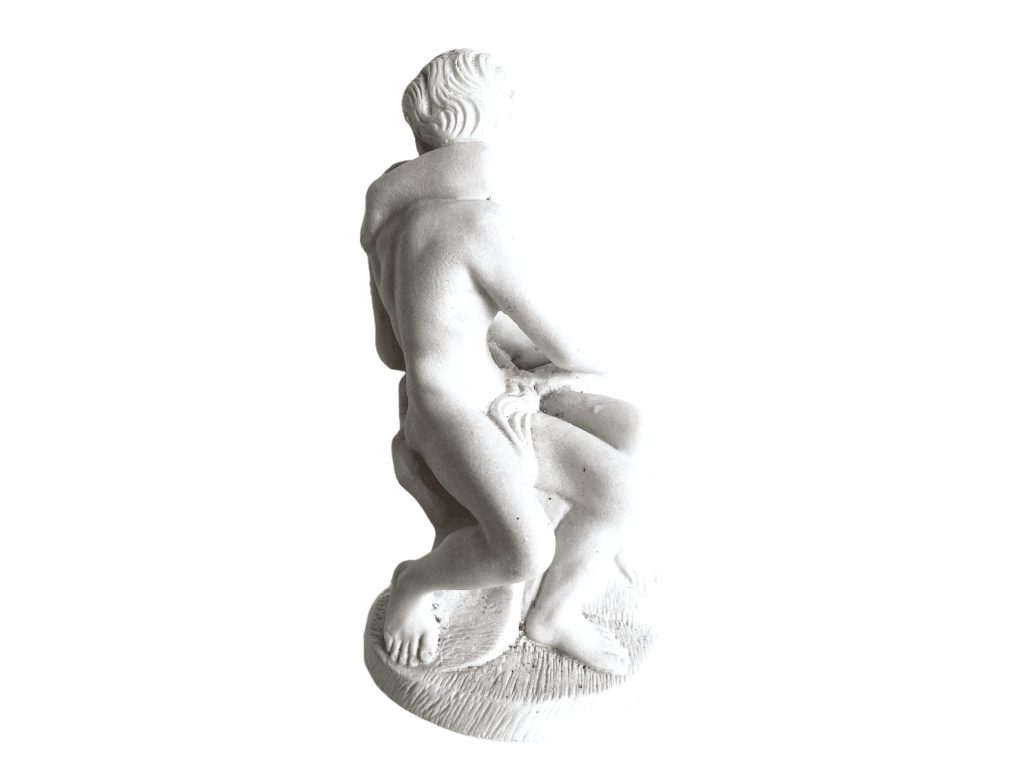 Vintage French Plaster Auguste Rodin Reproduction of The Kiss ornament figurine desktop desk office gift c1980’s