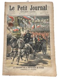 Antique French Le Petit Journal Newspaper Supplement Illustre Number 355 5/9/1897 Illustrations 8 Pages Memorabilia Collector c1897 3