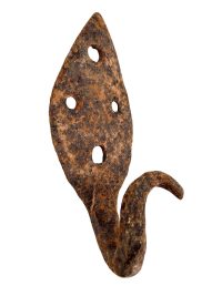 Antique French Large Butcher Meat Kitchen Hanging Hook rustic rural rusty shop display agricultural industrial dungeon c1850-1900’s