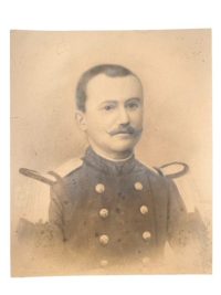 Antique French Officer Uniform Services Military Photo Portrait Charles Francois Lebosse circa 1900’s 3