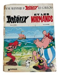 Vintage French Asterix Comics Comic Book x8 Childrens Childs Kids Books Collection Book Memorabilia Collector Rare circa 1967-1980 2