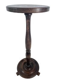 Stool Vintage French Traditional Worn Weathered Milking D Stool Small Chair Stand Bobbin Leg Rest Plinth Seating Tabouret c1950-60’s