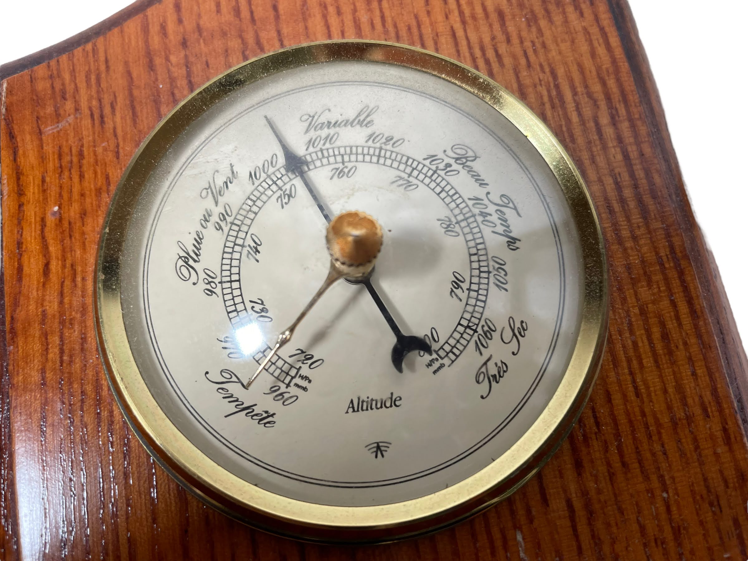 Vintage Versailles Thermometer ,Hygrometer And Barometer. Made In France.  Solid Maple Wood. for Sale in Lake Havasu City, AZ - OfferUp