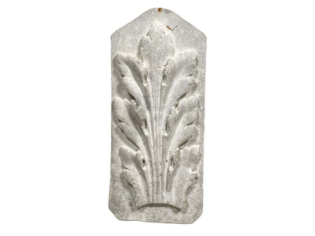 Vintage French Plaster Leaf Moulage Detail Mould Cast Wall Hanging Moulding Display Ornament Structural circa 1960-70’s