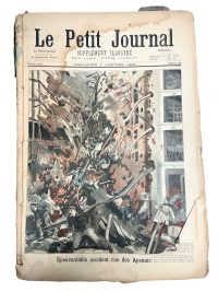 Antique French Job Lot Le Petit Journal Newspaper Supplement Illustre Number 424 to 476 Illustrations 8 Pages Per Edition Year 1899 3