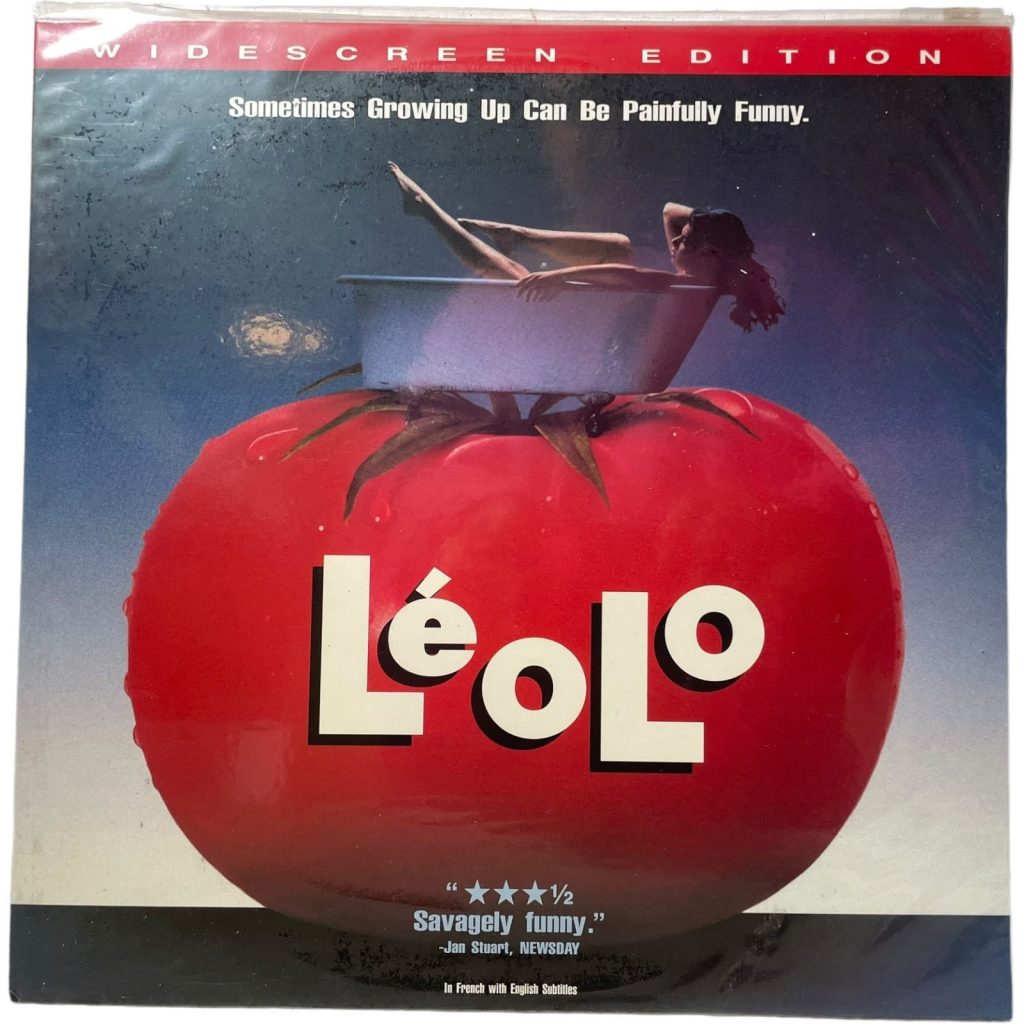 Vintage American US Laservision Videodisc Leolo French Movie NTSC Digital Media Memorabilia Collector c1993
