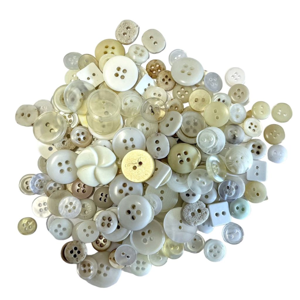 Antique & Vintage French Mixed Buttons Applique Button Decor Others Available Sold As A Lot Of 179 c1920-1970’s