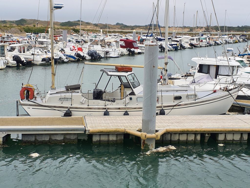 Macwester Wight 1974 Project Sailing / Motor Boat With Beta 35HP Inboard Currently Moored At Portbail SSR UK Registered